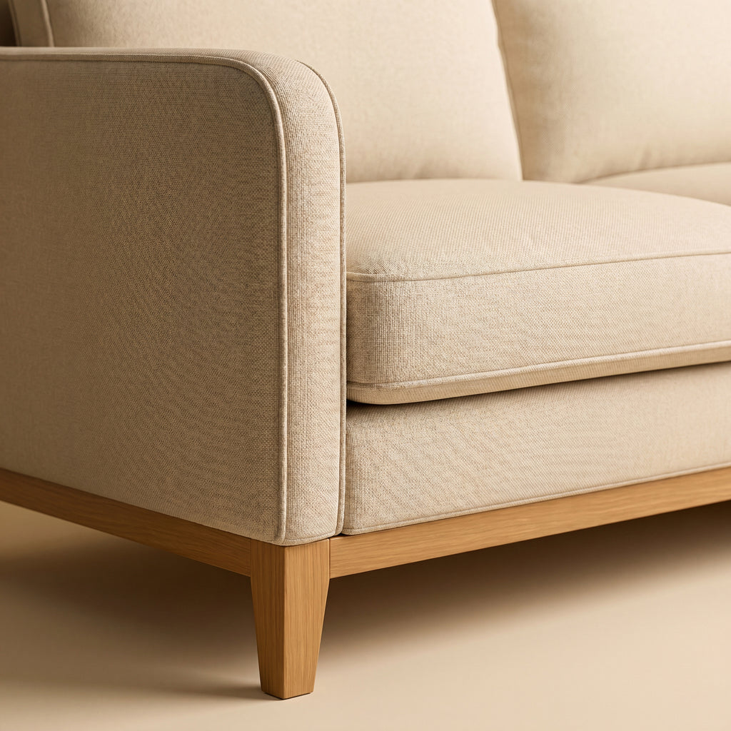 SECCIONAL CAMDEN  CON BASE MADERA