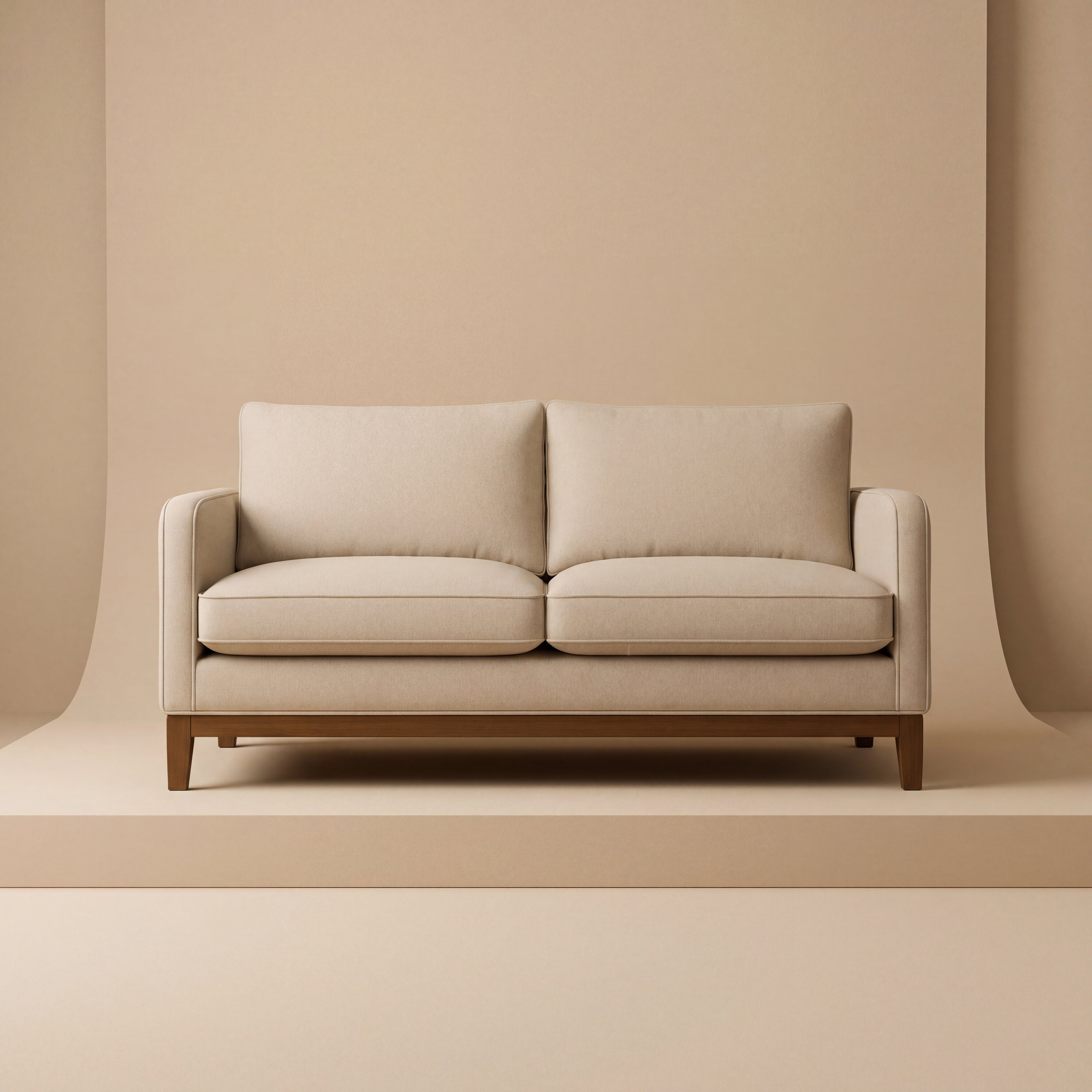 SOFÁ CAMDEN  con base de madera